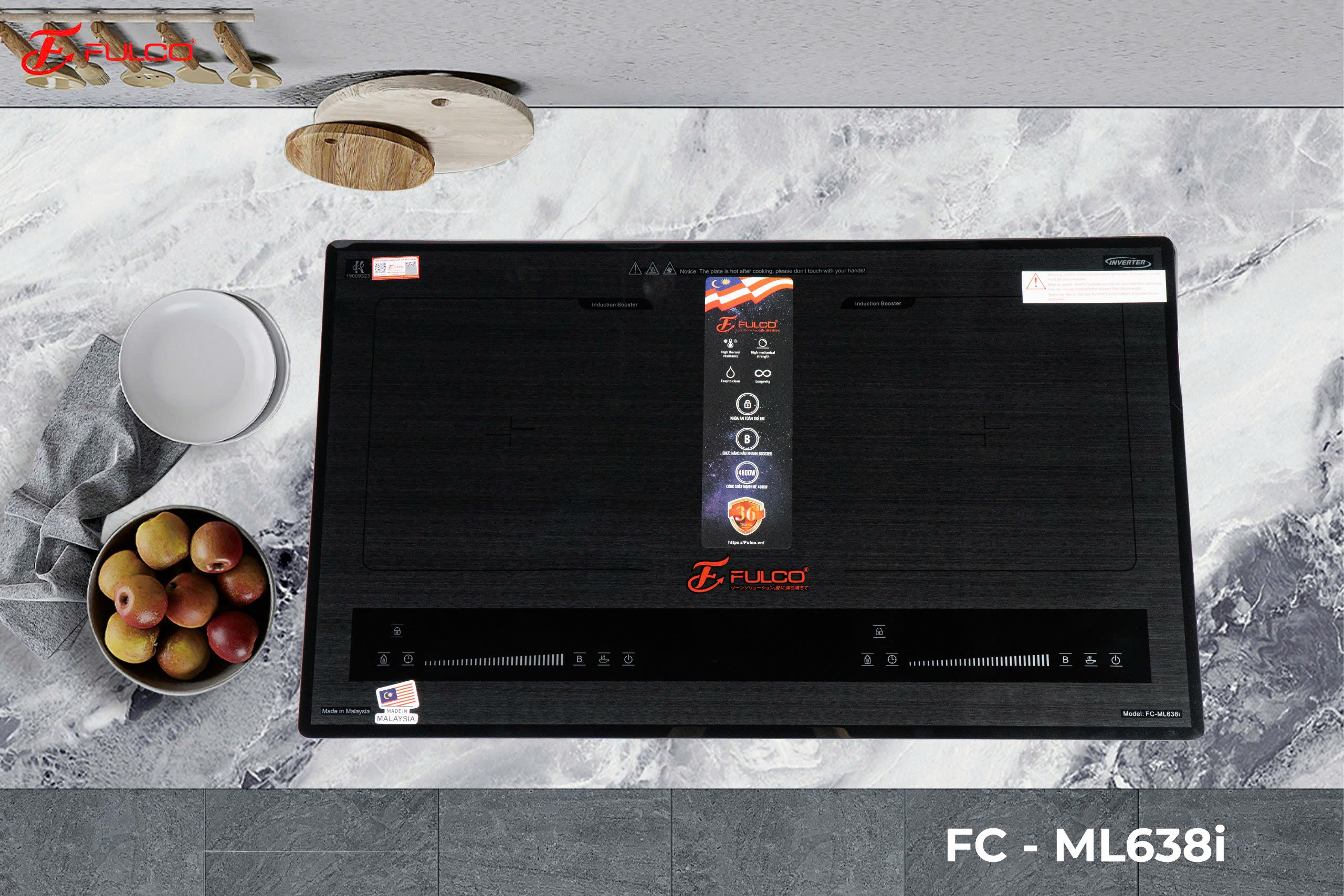 Bếp từ đôi Fulco FC-ML638i