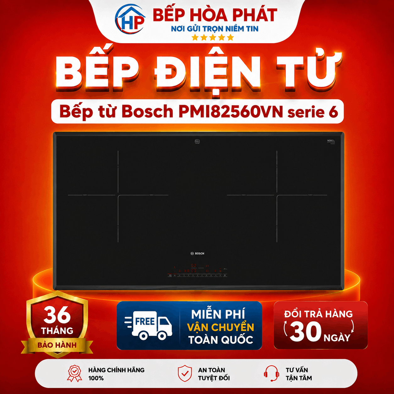 Bếp từ Bosch PMI82560VN serie 6