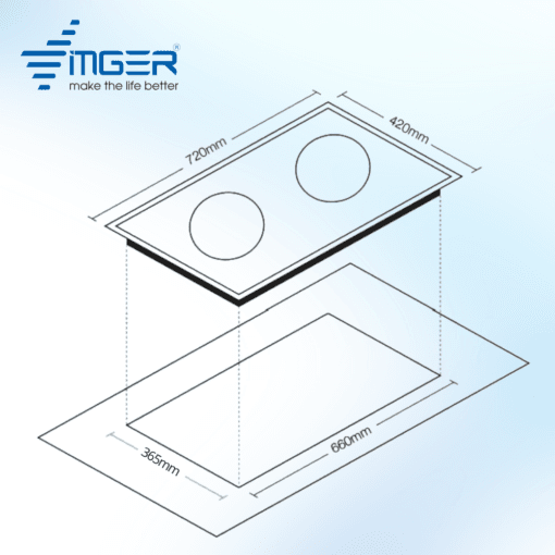 BẾP TỪ ĐÔI VINGER VG-269 ECO