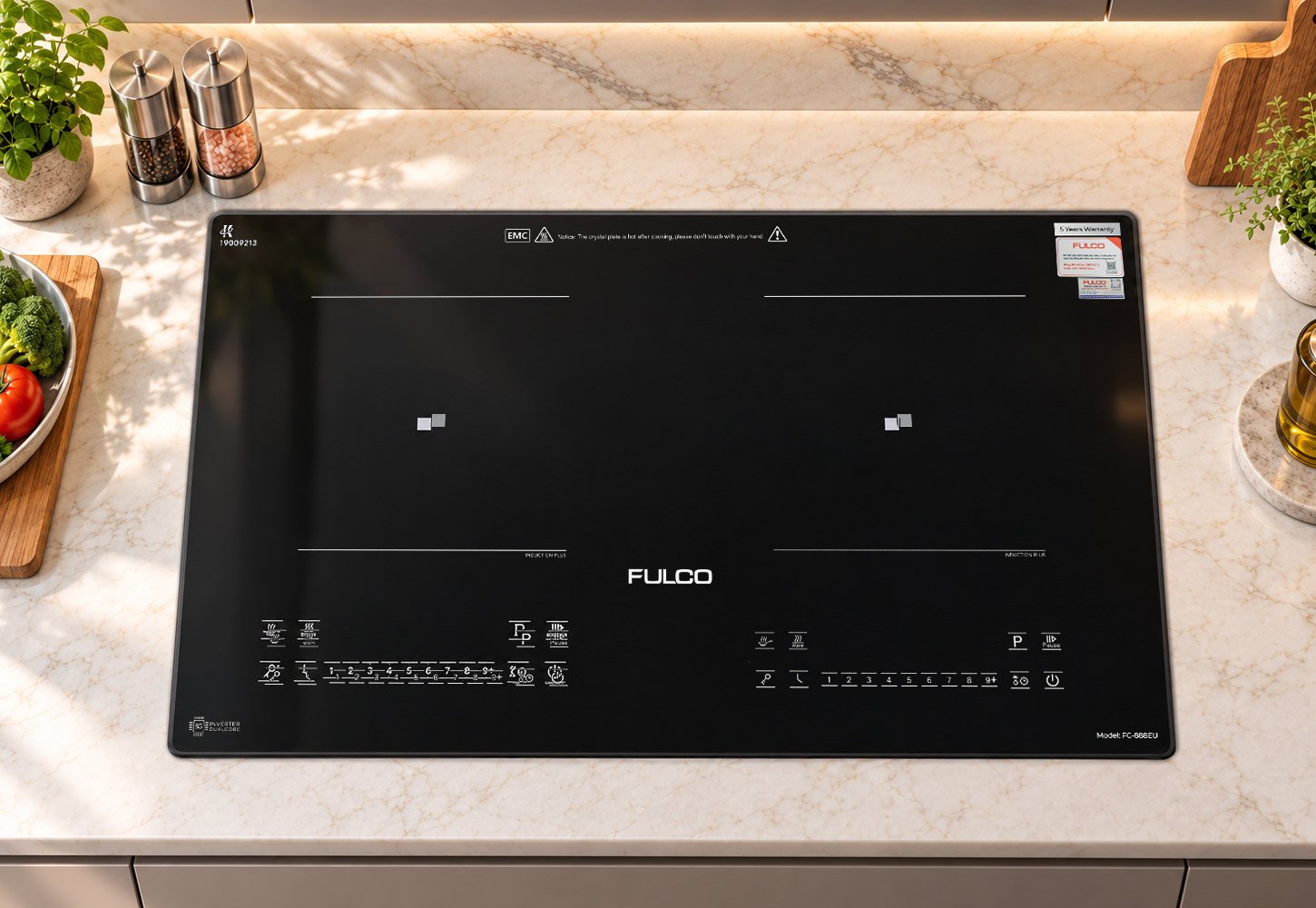 FC-888EU | BẾP TỪ ĐÔI FULCO CAO CẤP - Ảnh 2