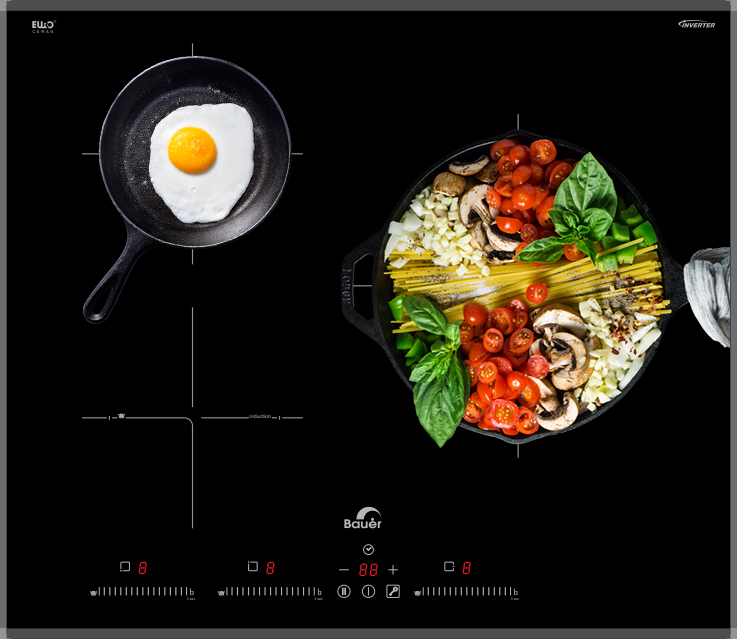 BẾP TỪ ĐÔI BAUER BEU630GT2E