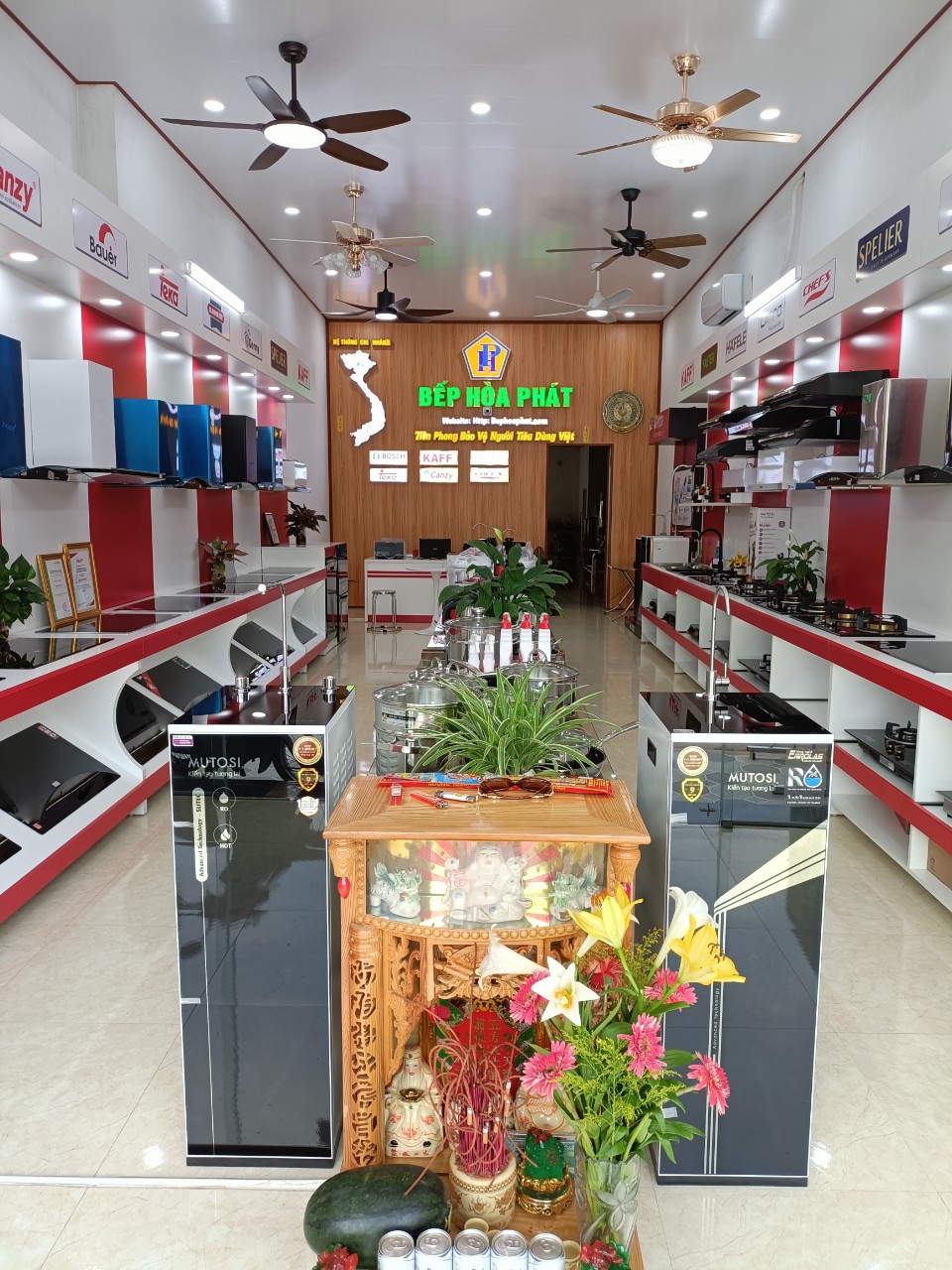 Quạt trần 1343 hoa 5 cánh