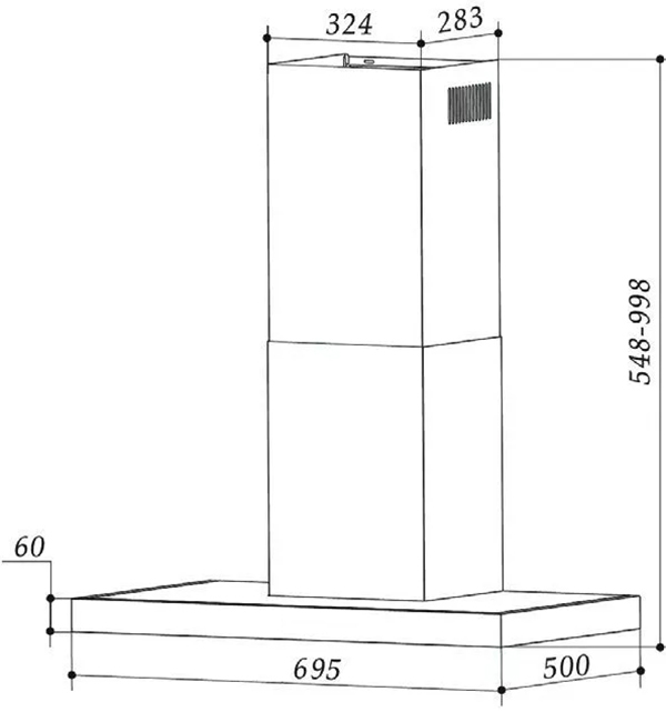Máy hút mùi Eurogold EUH03170