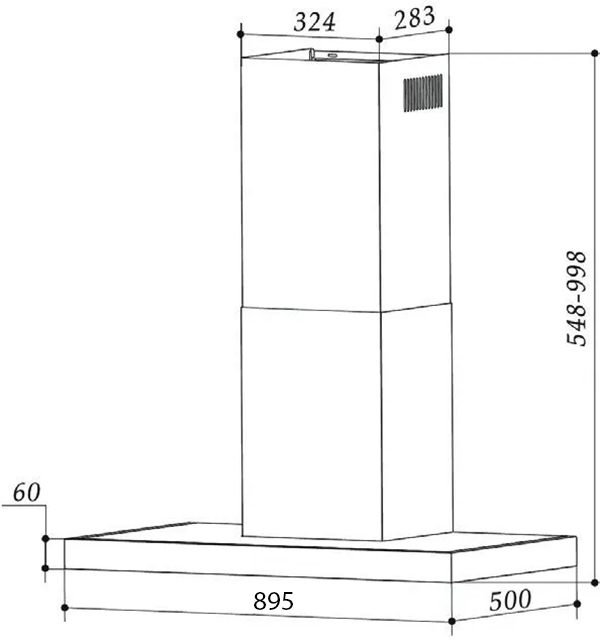 Máy hút mùi Eurogold EUH06190