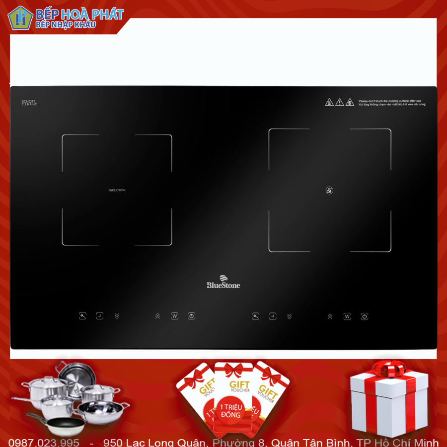 Bếp Điện Từ Đôi Bluestone ICB-6823