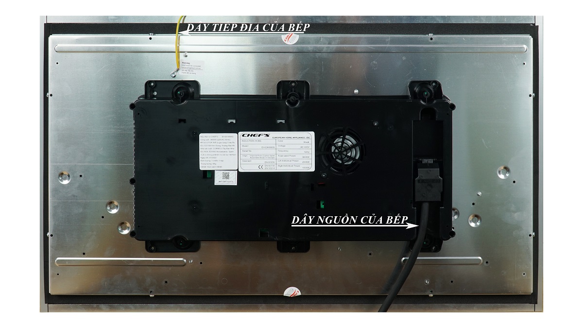 BẾP TỪ ĐÔI CHEFS EH-DIH866G