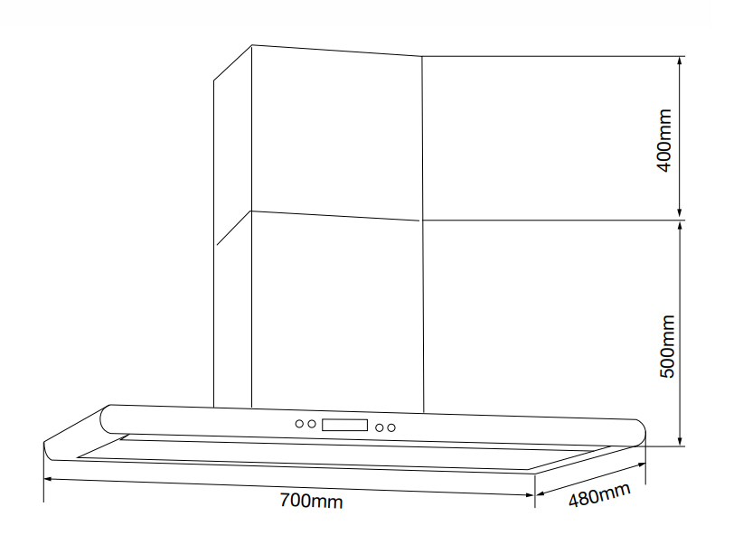 Máy hút mùi Blueger B700ET