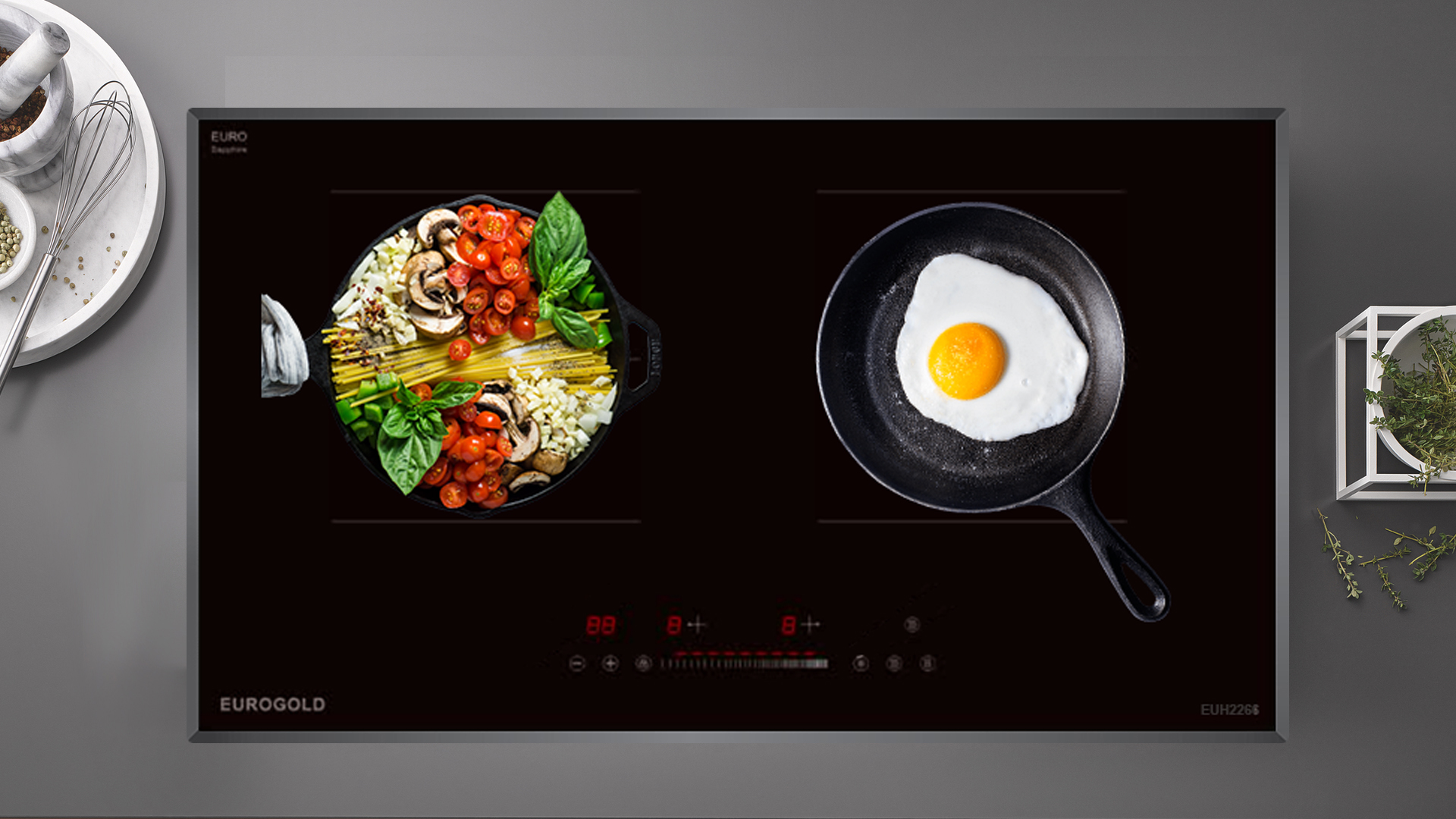 Bếp từ đôi Eurogold EUH2266