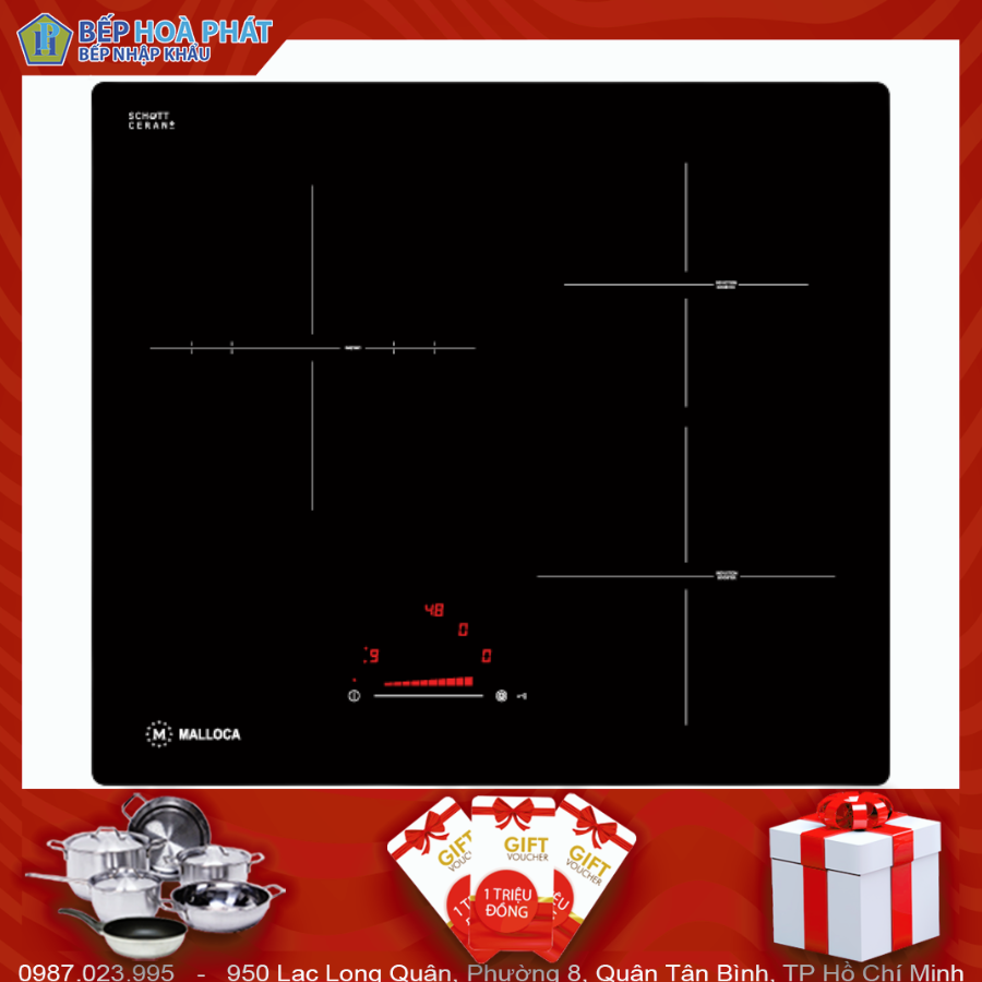 Bếp điện từ Malloca MIR 593