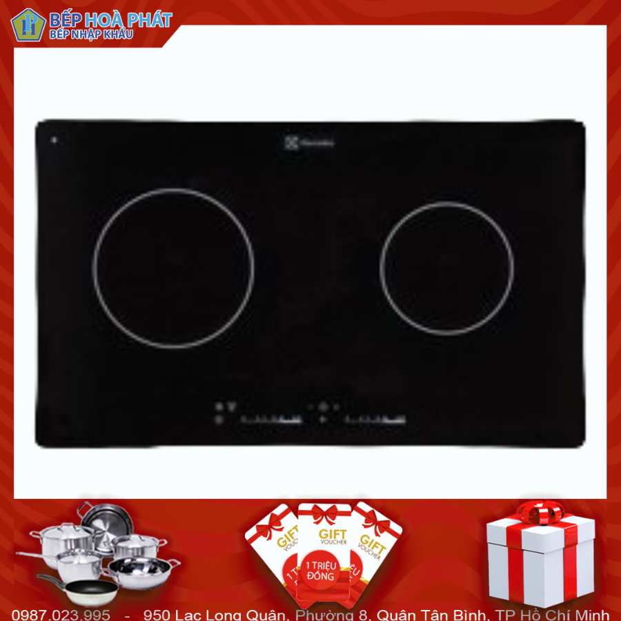 BẾP TỪ ĐÔI ELECTROLUX EHC724BA