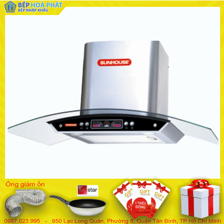 Máy Hút Mùi SUNHOUSE SHB6625