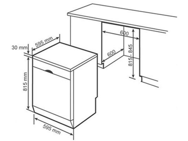 Máy rửa bát Dmestik ES 14-02 SM