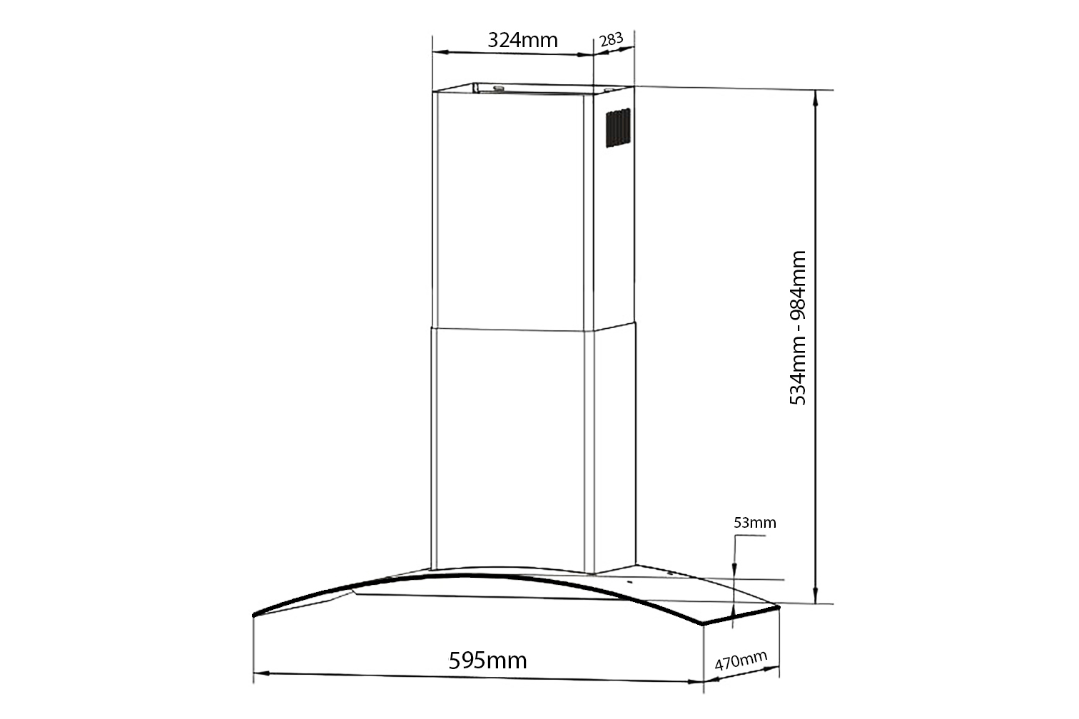 Máy hút mùi Blueger B06ES