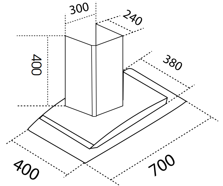 Máy hút mùi Dmestik ML 1070 DMK