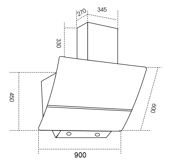 Máy hút mùi Dmestik TL 4790 DMK