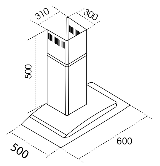 Máy hút mùi Dmestik TL 4160 DMK