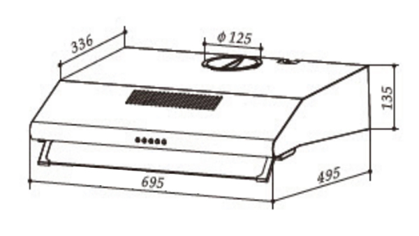 máy hút mùi Eurogold EUH04170