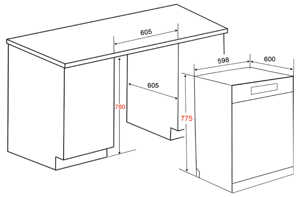 Máy rửa bát Dmestik ES 13-01