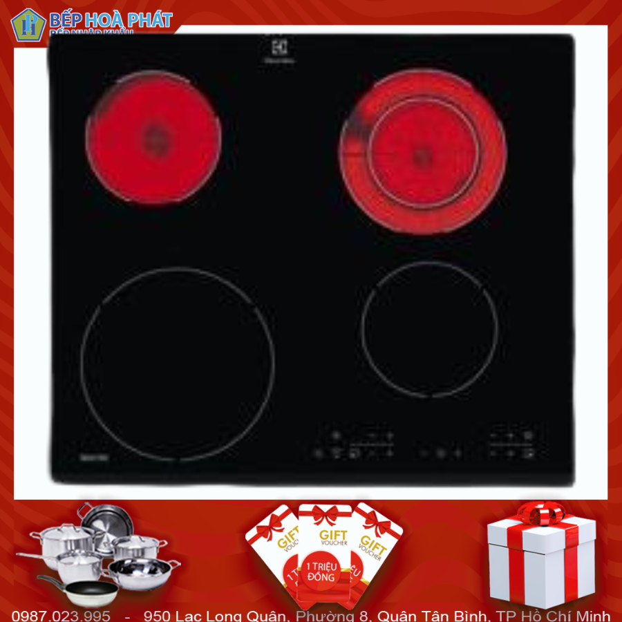 Bếp Điện Từ ELECTROLUX EHG46341FK