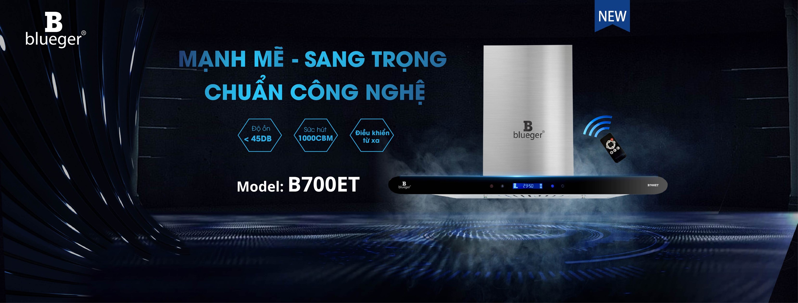 Máy hút mùi Blueger B700ET