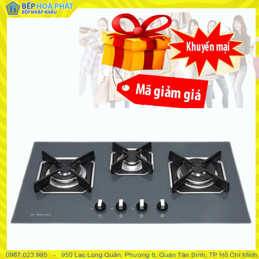 Bếp ga âm Malloca AS 9603DG