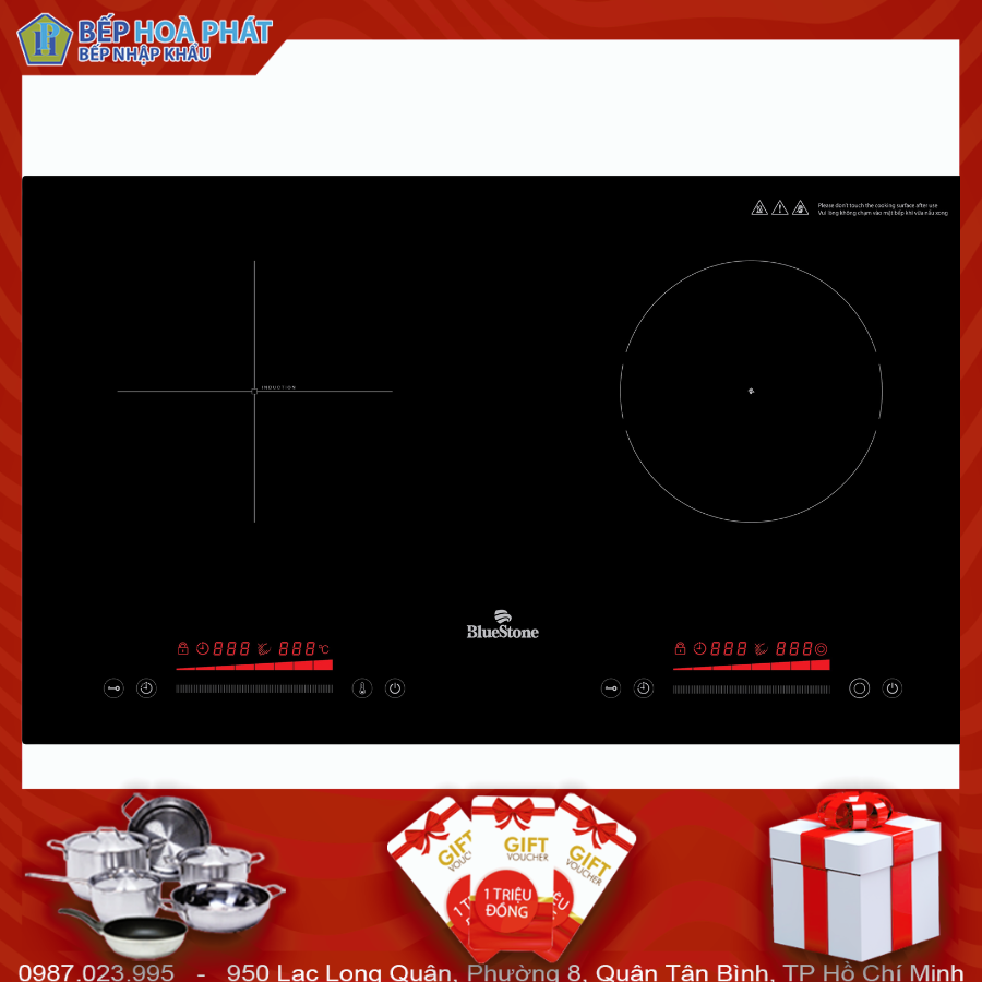 Bếp Điện Từ Đôi Bluestone ICB-6911