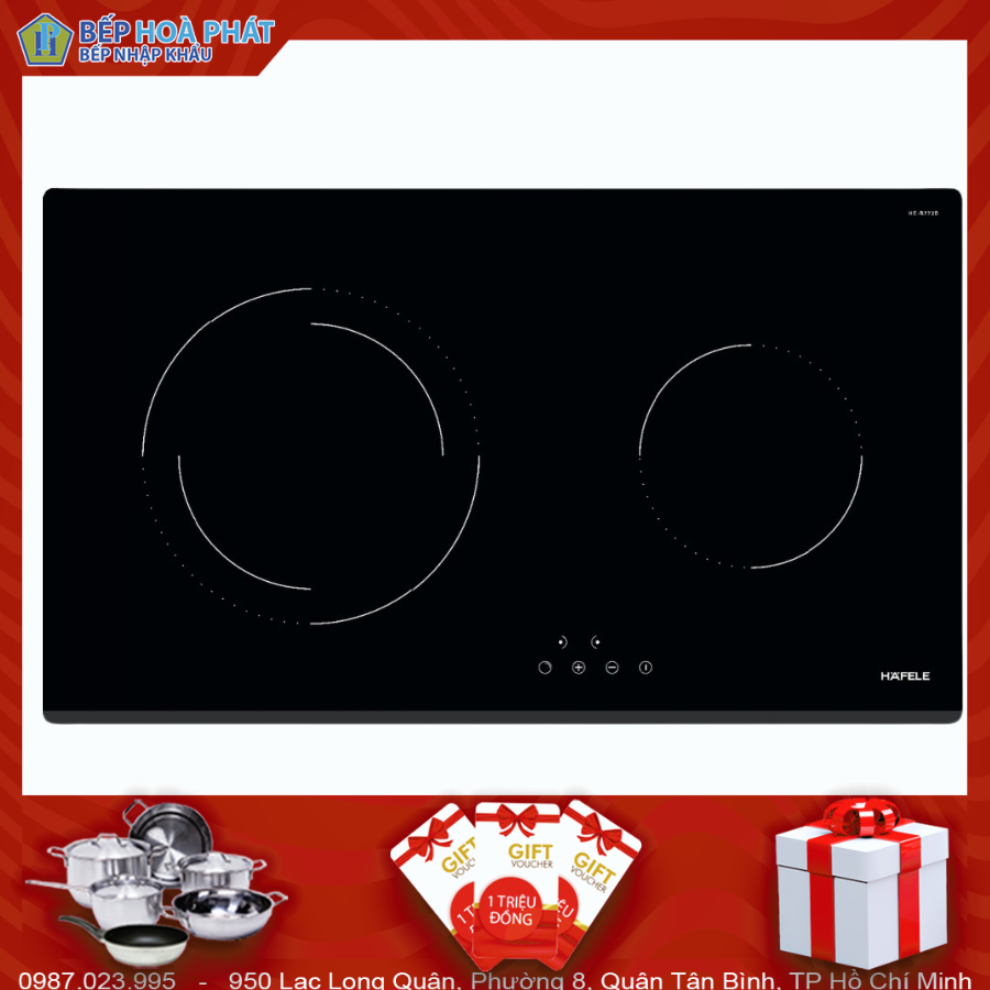 Bếp Điện Hồng Ngoại Hafele HC-R772D 536.61.685 2 Vùng Nấu