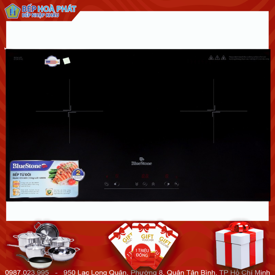 Bếp Từ Đôi Bluestone ICB-6831