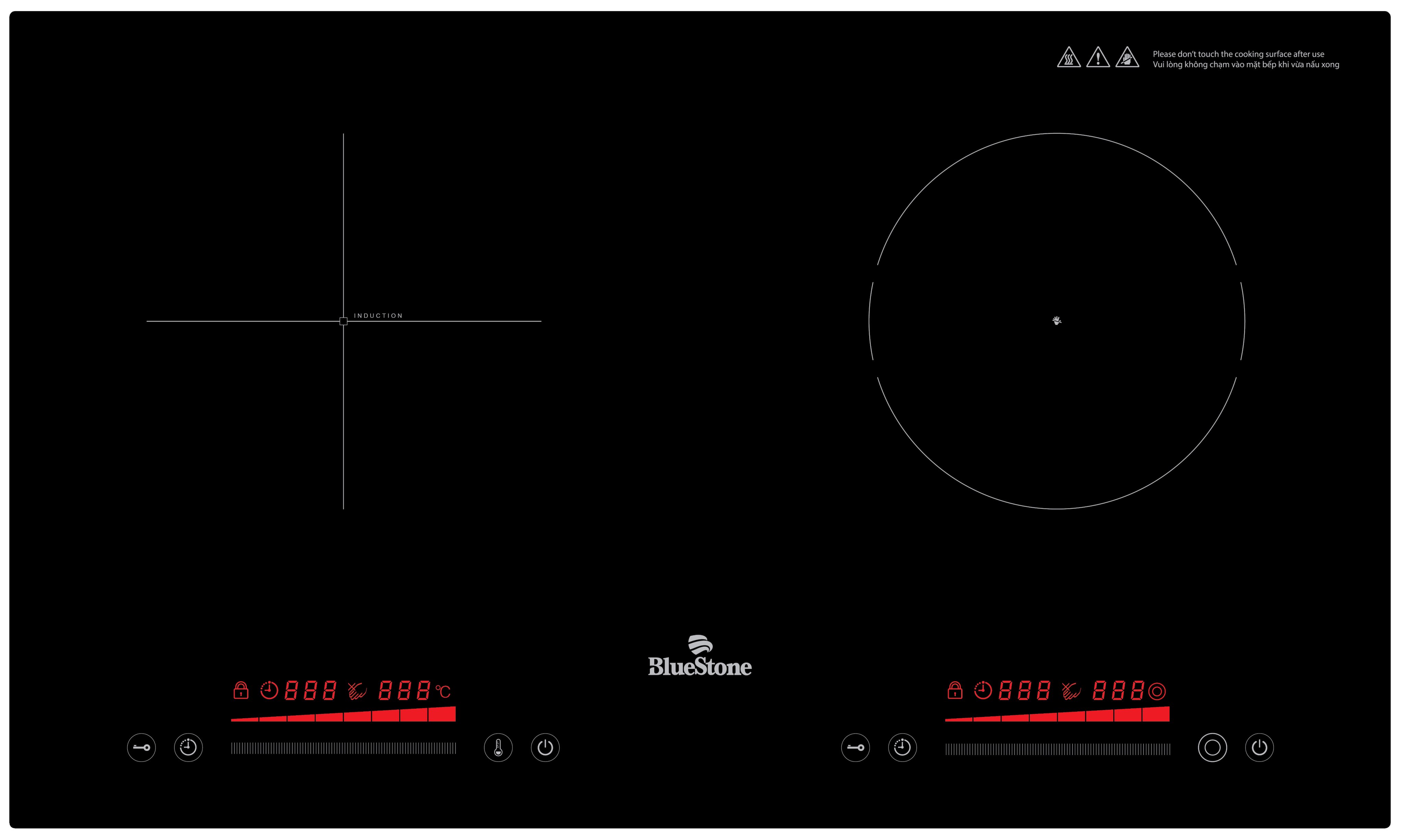 Bếp điện từ đôi Bluestone ICB-6911