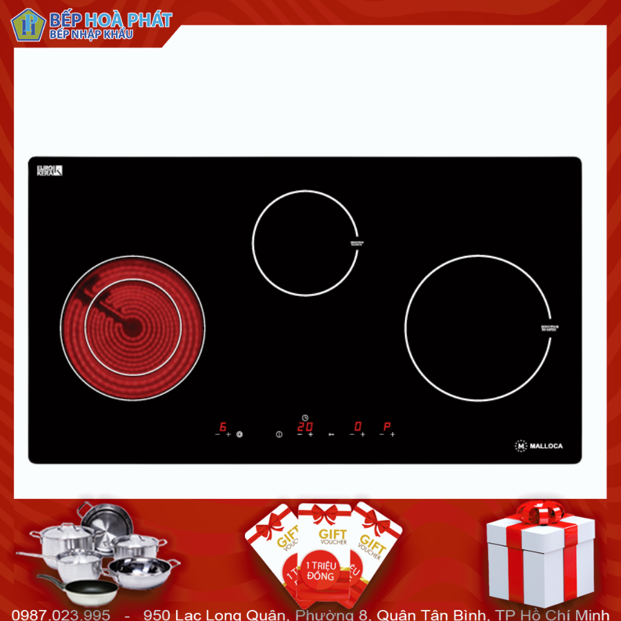 Bếp điện từ Malloca MH-03IRB