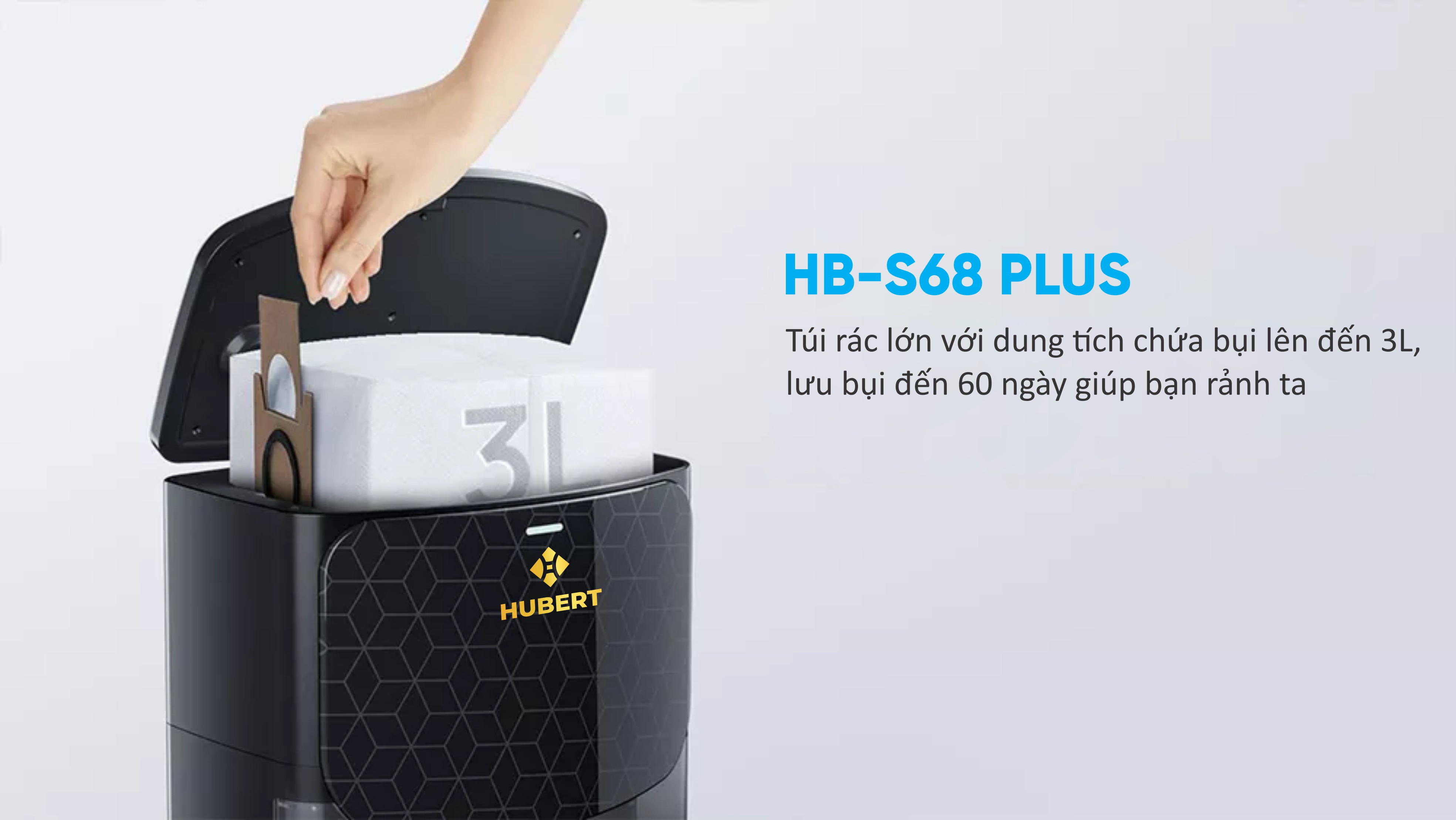 Robot hút bụi lau nhà Hubert HB-B79