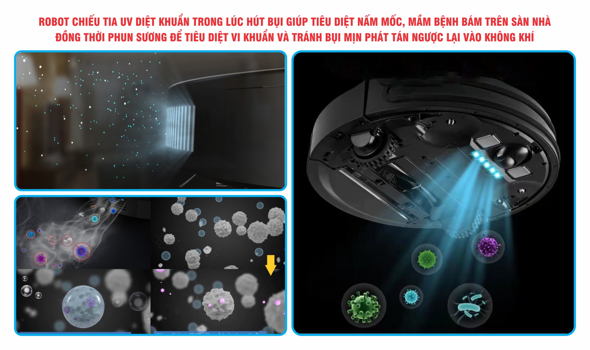 Robot Hút Bụi Lau Sàn Hubert HB-D68