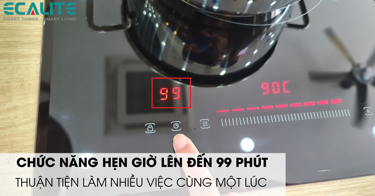 Bếp từ 2 vùng nấu Ecalite EL-MK2688II