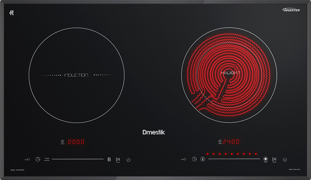 BẾP ĐIỆN TỪ ĐÔI DMESTIK ML921DKT