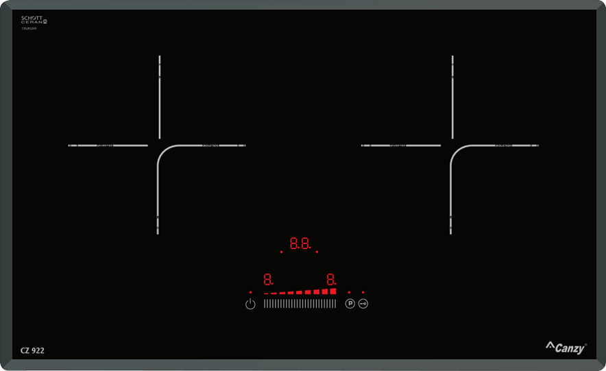 Bếp từ Canzy CZ-922 ( Tặng kèm máy hút mùi CZ 3470)