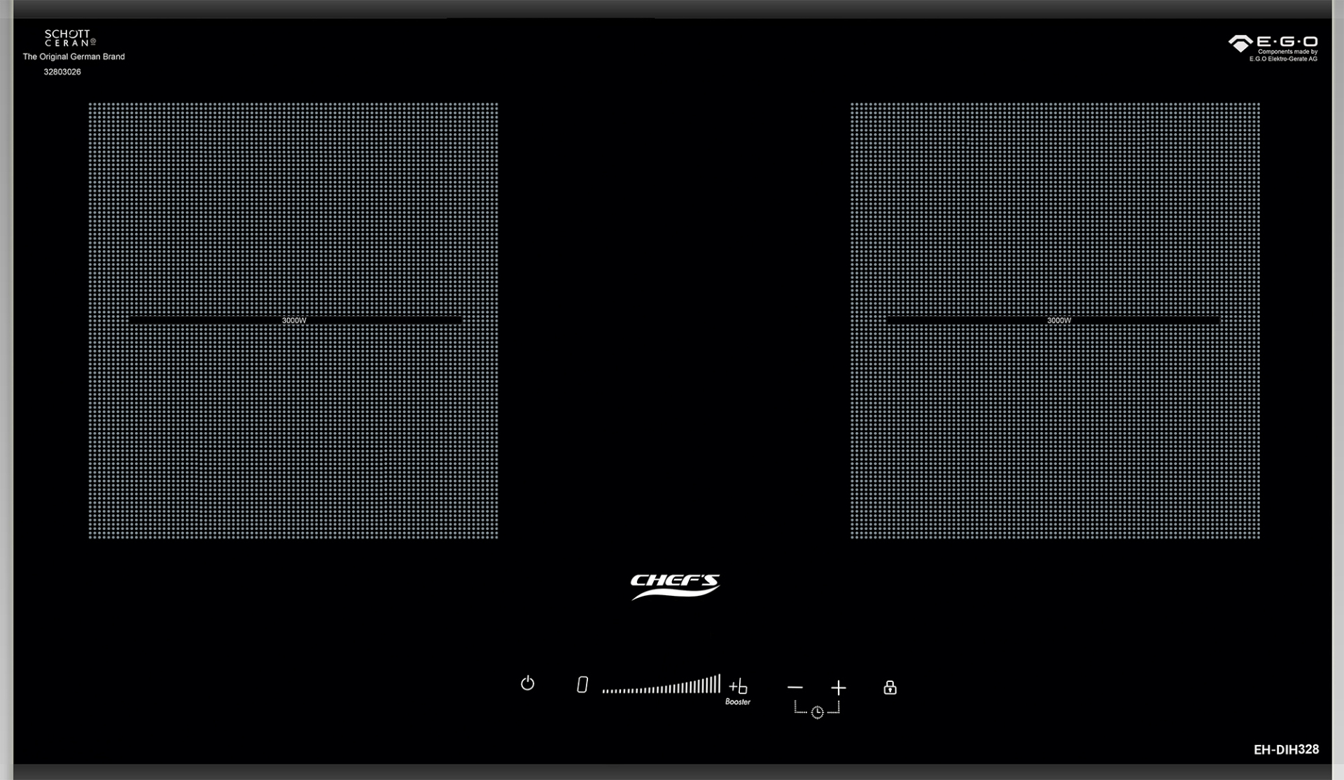 Bếp từ đôi Chefs EH-DIH328