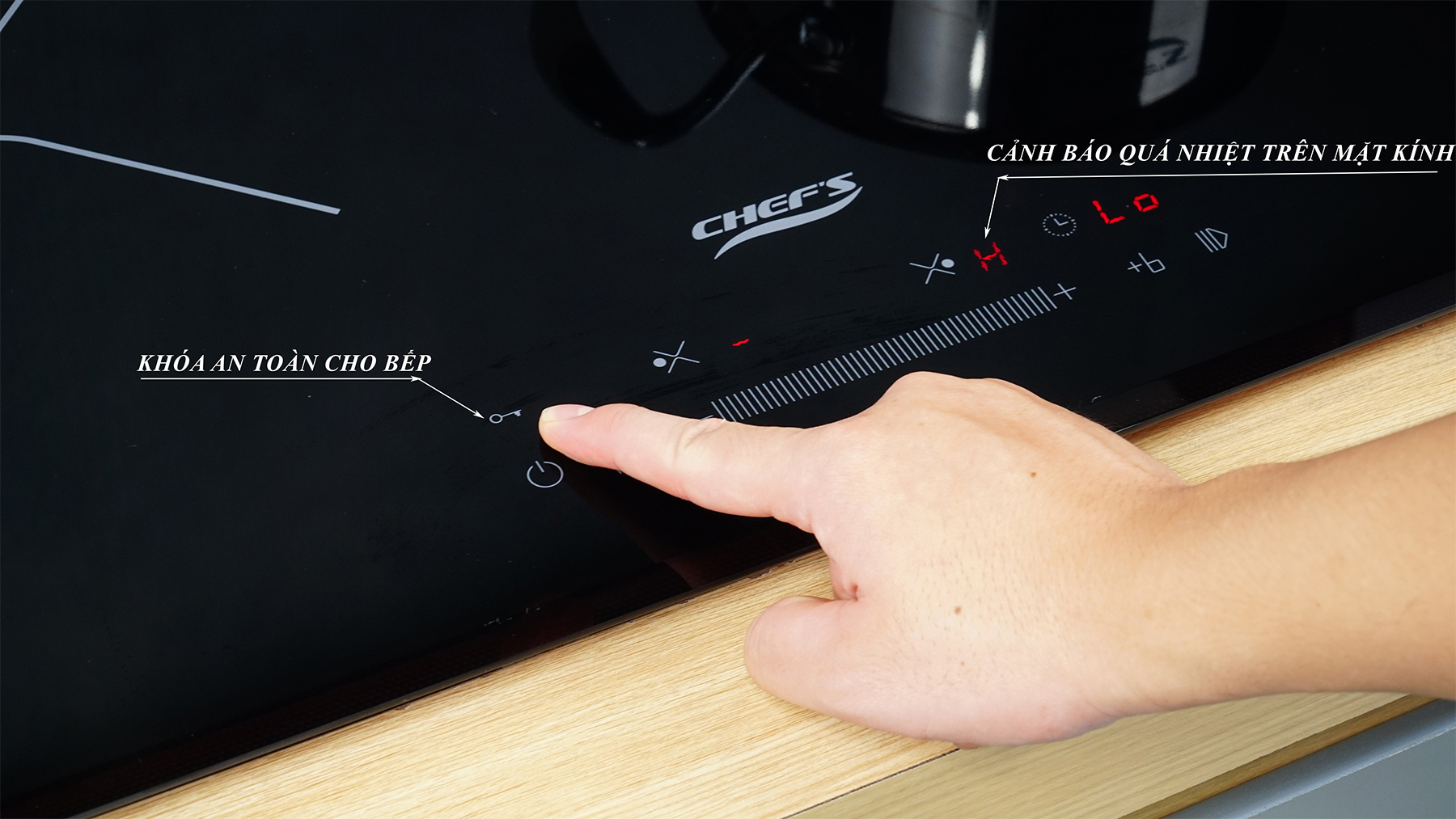 Bếp từ đôi Chefs EH DIH366 New