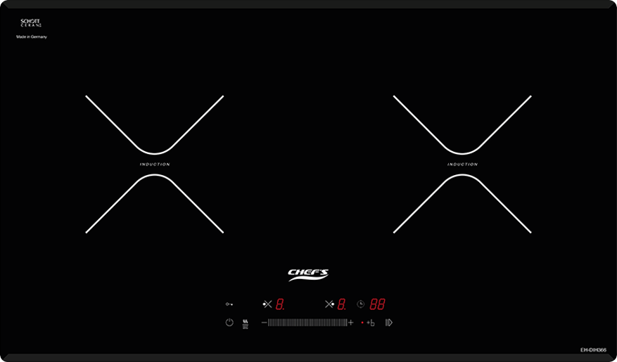 Bếp từ đôi Chefs EH DIH366 New