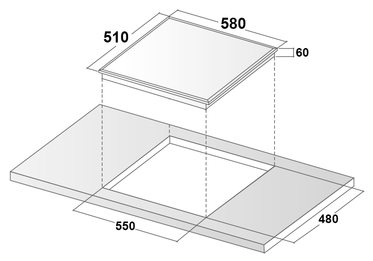 Bếp điện từ Canzy CZ BMIX63S