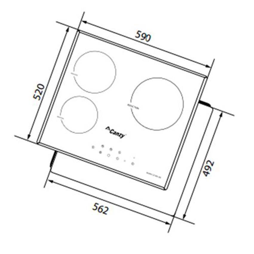 Bếp điện từ Canzy CZ 86GPH
