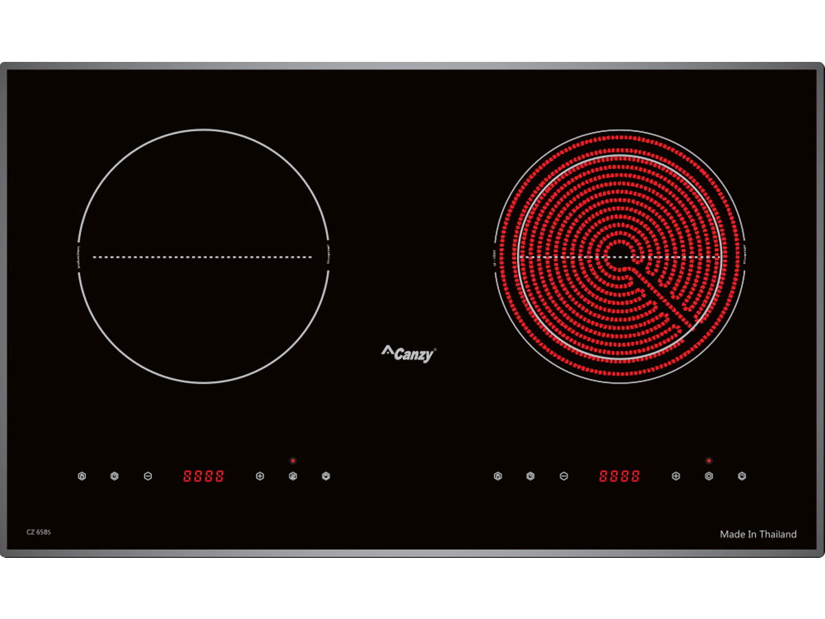 Bếp điện từ Canzy CZ-65BS (Tặng máy hút mùi CZ 2070B)