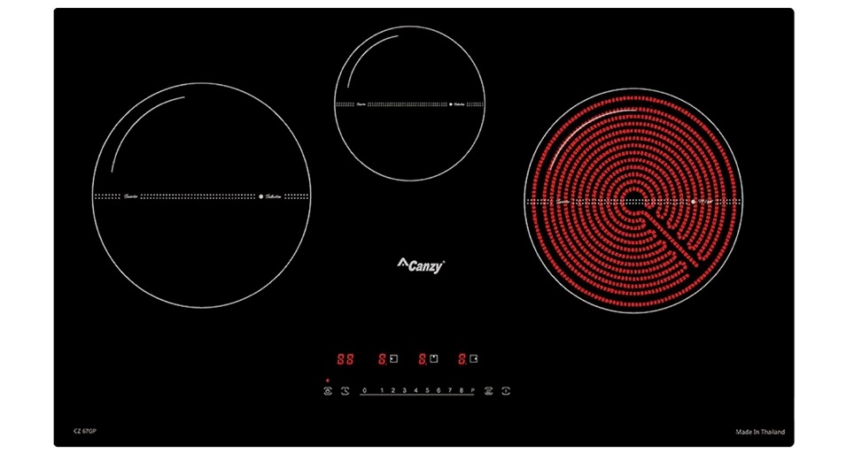 Bếp điện từ Canzy CZ 67GP (Tặng phiếu quà tặng trị giá 2 triệu đông)