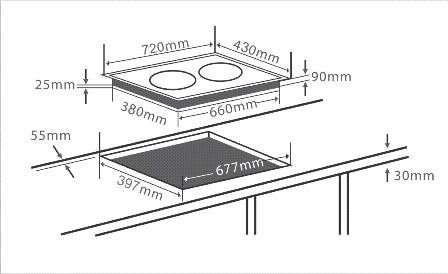 Bếp điện từ Chefs EH MIX 311