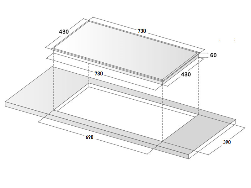 Bếp điện từ Canzy CZ MIX82H