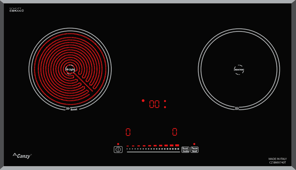 Bếp điện từ Canzy CZ BMIX740T (Tặng máy hút CZ3570)