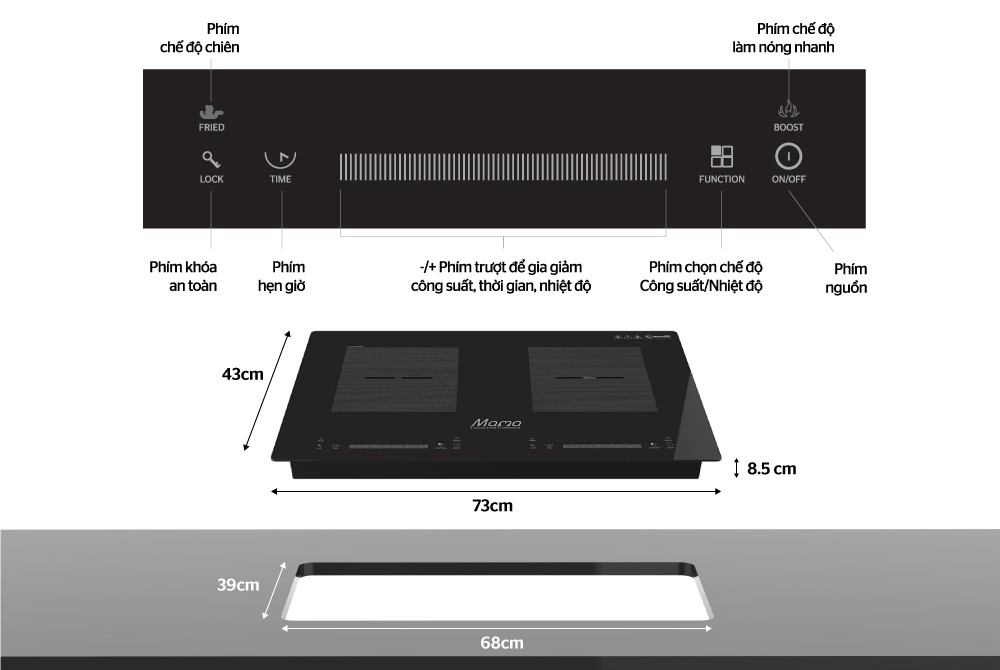 Bếp từ Sunhouse MAMA MMB888DI