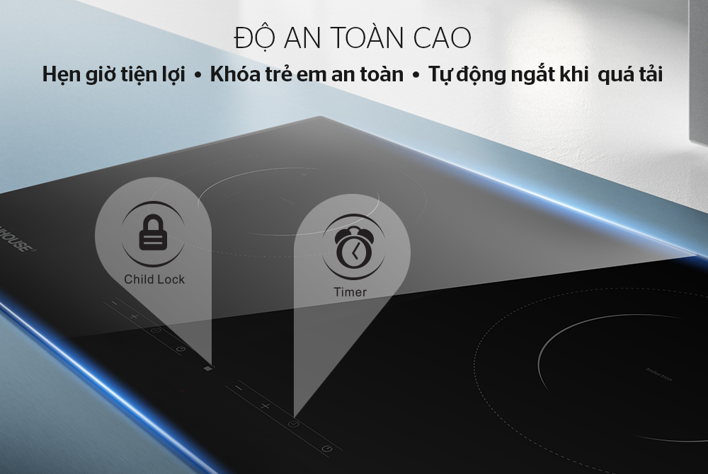 Bếp từ Sunhouse SHB9005-EC