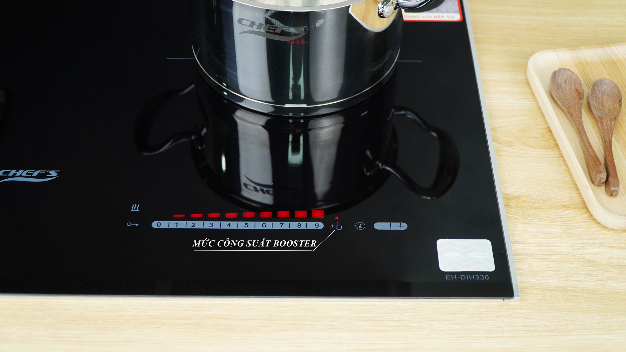 Bếp từ đôi Chefs EH-DIH336