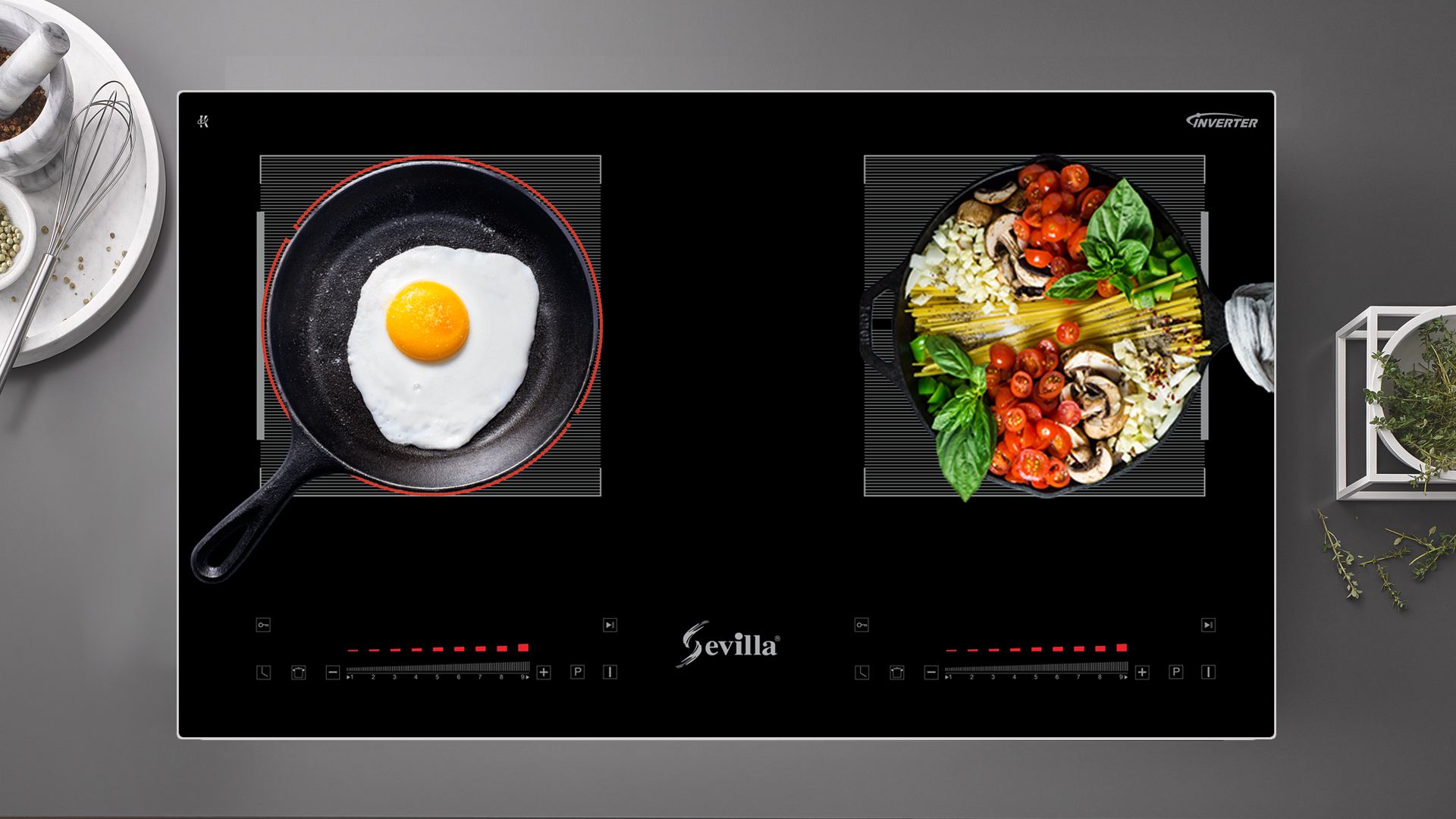 BẾP ĐIỆN TỪ ĐÔI SEVILLA SV-135TS