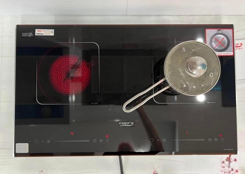 Bếp điện từ đôi Chefs EH-MIX220